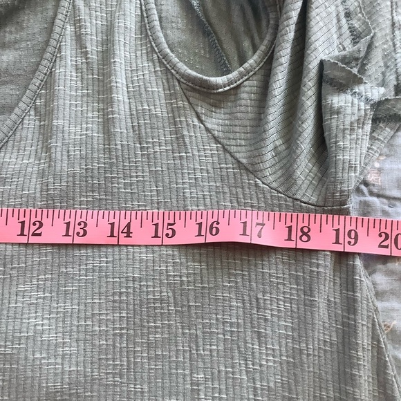 NWT Anthropologie Maronie Womens Cold Shoulder M Ribbed Asymmetrical Top Tunic - Picture 3 of 7